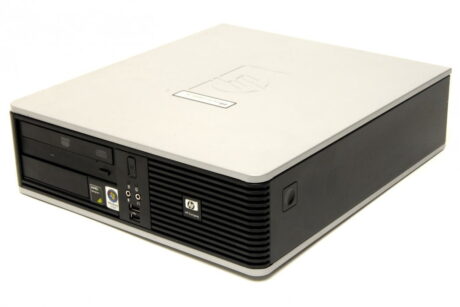 HP Compaq DC5850 SFF - AMD Athlon 5200B 2,7GHz 128GB HDD 4GB Win10 Pro - Sølv stand