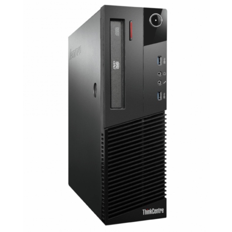 Lenovo ThinkCentre M93p SFF - Intel i7 4770 3,4GHz 256GB SSD 8GB Win10 Pro - Sølv stand