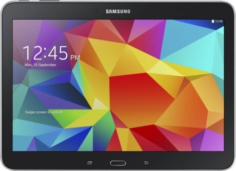 Samsung Galaxy Tab 4 10.1 16GB - Sort - Sølv stand