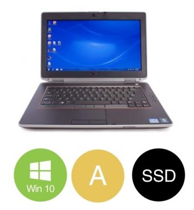 - 14" Dell Latitude E6420 - Intel i5 2520M 2,5GHz 120GB SSD 4GB Win10 Pro - Guld stand - Grøn Computer - Genbrugt IT med omtanke - 1 36711