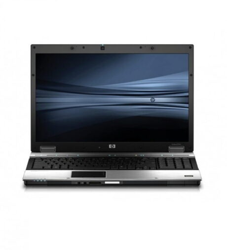 17"  HP EliteBook 8730W - Intel Core 2 Duo P8600 2,4GHz 128GB SSD 3GB Win10 Pro - Sølv stand