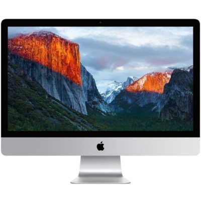 - 27" Apple iMac 5K - Intel i5 6500 3,2GHz 1TB HDD 16GB (Late-2015) - Sølv stand - Grøn Computer - Genbrugt IT med omtanke - imac 27 slim 1 1561284