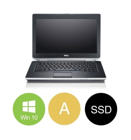 14" Dell Latitude E6430 - Intel i5 3210M 2,5GHz 120GB SSD 8GB Win10 Pro - Guld stand