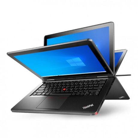 12" Lenovo Thinkpad Yoga 12 - Intel i5 5200U 2.2GHz 256GB SSD 4GB Win10 Pro - Touch - Sølv stand