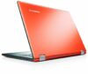 13" Lenovo Yoga 2 13  - Intel i7 4510U 2,0GHz 240GB SSD 4GB Win10 Pro - Touchskærm - Orange - Sølv stand