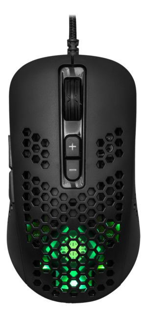 - DELTACO Gaming kit 3-in-1 Headset Mouse Mousepad, black with LEDs - Grøn Computer - Genbrugt IT med omtanke - GAM 131 01