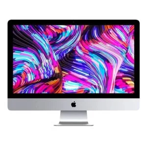 27" Apple iMac 5K - Intel i5 8500 3,0GHz 1TB Fusion drive 8GB (2019) - Guld stand