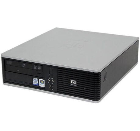 HP Compaq dc7800p SFF - Intel Core 2 Duo E6550 2,33Ghz 128GB SSD 4GB Win10 Pro - Sølv stand