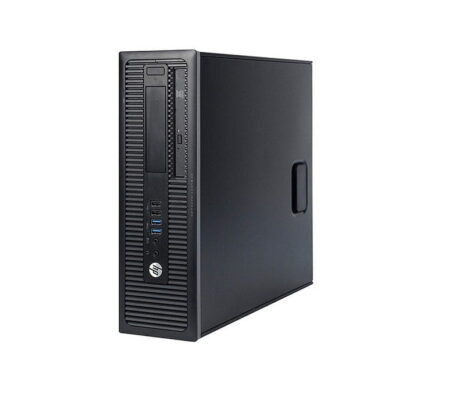 HP ProDesk 600 G1 SFF - Intel i5 4590 3,3GHz 120GB SSD 4GB Win10 Pro - Sølv stand