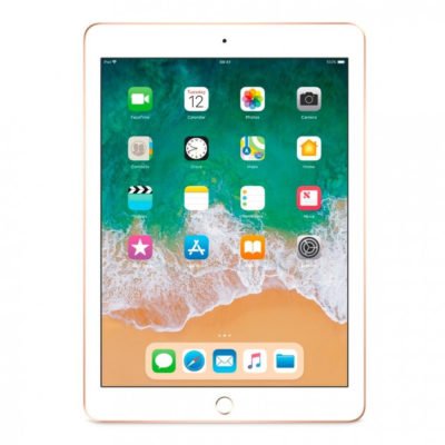 - Apple iPad 6 32GB WiFi + Cellular (Rosaguld) - 2018 - Bronze stand - Grøn Computer - Genbrugt IT med omtanke - ipad 6 rosagold 1562782