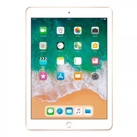 Apple iPad 6 32GB WiFi + Cellular (Rosaguld) - 2018 - Bronze stand