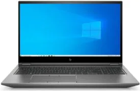 15" HP ZBook Fury 15 G7 - Intel i7 10750H 2.6GHz 512GB NVMe 16GB Win10 Pro - NVIDIA Quadro T2000 - Sølv stand