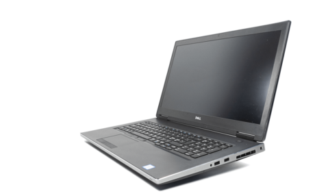 Dell Precision 7730 | I9-8950hk 2.9GHz / 32GB / 1TB NVME | Quadro P3200 / 17" FHD / WIN 11 / Sølv stand