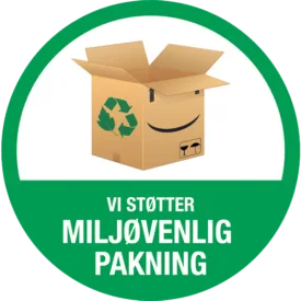 Vi støtter Miljøvenlig Pakning og bruger genbrugt pakke materiale når som helst det er muligt og praktisk anvendeligt eller forsvarligt