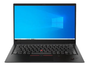14" Lenovo ThinkPad X1 Carbon 7th Gen - Intel i7 8265U 1.6GHz 256GB SSD 16GB Win11 Pro - - Sølv stand