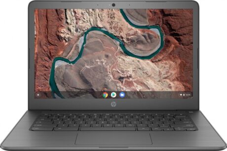 14" HP Chromebook 14-db0004no - AMD Dual-Core A4-9120 APU  2.2GHz 32GB eMMC 4GB Webcam Chrome OS - Sølv stand