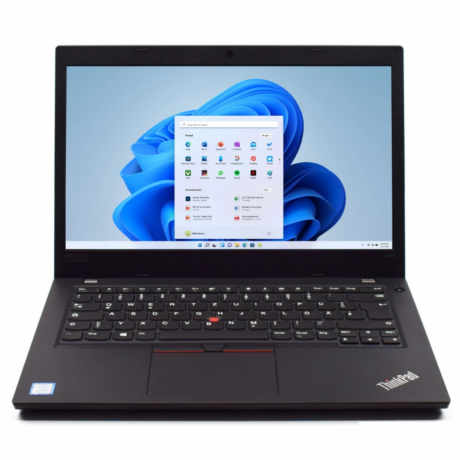 14" Lenovo ThinkPad L480 - Intel Core i7-8550U 2,0GHz 512GB NVMe 16GB Win10 Pro - Sølv stand