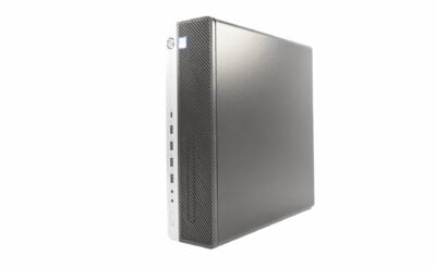 HP EliteDesk 800 G3 SFF | i5-7500 3.4GHz / 8GB RAM / 500 GB SSD | Sølv stand