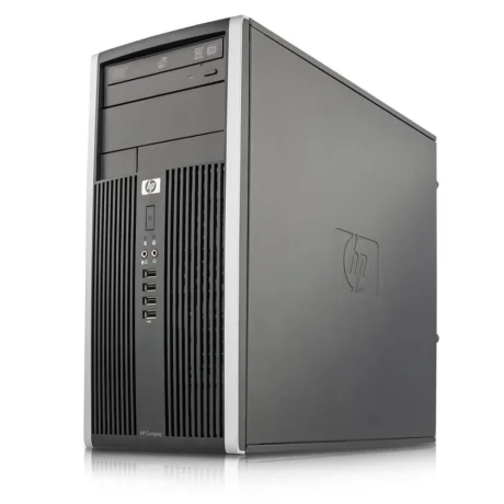 HP Compaq 6000 Pro MT - Intel Core 2 Duo 2,93GHz 128GB SSD 8GB Win10 Pro - Sølv stand