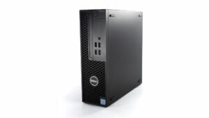 Dell Precision Tower 3420 - E3-1240 V5 - 16GB RAM - 256 GB SSD  - Sølv stand