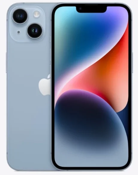 Apple iPhone 14 128GB - Blue - Sølv stand