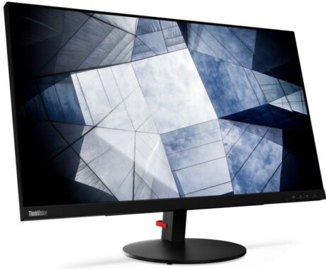 OUTLET: Lenovo ThinkVision Monitor S24Q-10 - 23.8" QHD 2560 x 1440 pixels - IPS 99% sRGB - Inkl Strøm og DisplayPort kabel - Guld stand