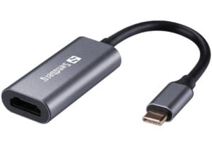 Sandberg USB-C to HDMI Link, USB-C to HDMI Link 4K, USB USB Type-C, HDMI, Male, Female, 1920 x 1080 (HD 1080),2048 x 1152, 1080p