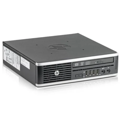 HP Compaq 8200 Elite USD - Intel i5 2400S 2,5GHz 120GB SSD 8GB Win10 Pro - Sølv stand