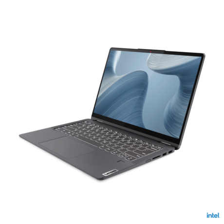 Lenovo IdeaPad Flex 5 14IAU7 14" 2.2K (2240x1400) IPS 300nits 100% sRGB - Intel Core i5- 1235U - 16GB RAM - 512GB NVMe SSD - Windows 11 - Med 3 års ON-SITE GARANTI - Genproduceret Sølv stand
