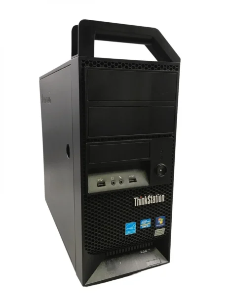 Lenovo ThinkStation E20 -  Intel i3 540 3.07 GHz 128GB SSD + 500GB HDD 8GB - Windows 10 Home - Nvidia Quadro FX 1800 - - Sølv stand