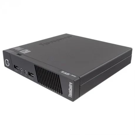 Lenovo ThinkCentre M93p Tiny - Intel i5 4590T 2,0GHz 240GB SSD 8GB Win10 Pro - Sølv stand
