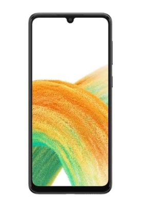 Samsung Galaxy A33 5G 2022 128GB (Sort) - Guld stand
