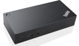 Lenovo ThinkPad USB-C Dock 40A9 Dockingstation - preowned (PSU and cable included) - Guld stand - Guld stand