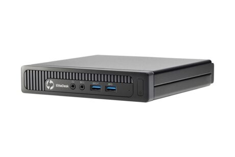 HP EliteDesk 800 G1 Ultraslim desktop I5-4570 500GB Windows 10 Pro 64-bit - Guld stand