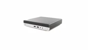 HP ProDesk 400 G3 Desktop (Tiny) - Core i5 6500t 2.5 GHz - 8 GB - 128 GB SSD - Win 10 - Guld stand