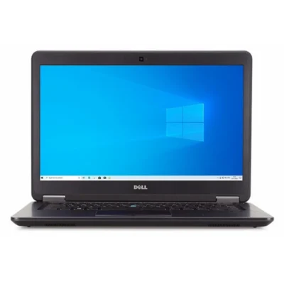 Dell Latitude E7450 14"- Intel i5 5300U 2,3GHz 256GB SSD 8GB Win10 Pro - Sølv stand