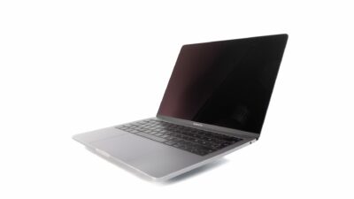MacBook Pro (mid 2017) SpaceGray - i5-7360u 2.3 GHz - 8GB RAM - 256GB NVME - 13" Retina 2560x1600 - Bronze stand