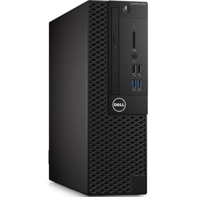 Dell OptiPlex 3050 SFF - i5-7500 3.4GHz (4 kernet) - 16GB RAM - 256GB SSD - Win 10 Pro - Sølv stand