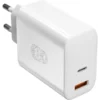 UPSTRÖM CIRKULÄR 65W Dual Port GaN Charger, White