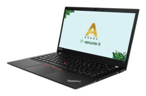 ThinkPad T14 Gen 1 i5-10210U 14" 16 GB RAM 256 GB SSD Windows 11 Pro Nordisk - Guld stand