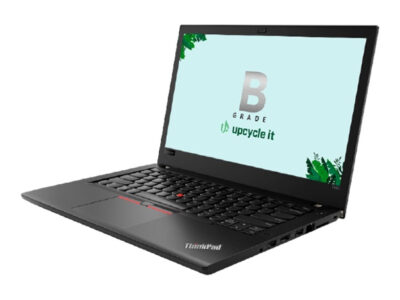 ThinkPad T480s i7-8650U 14" 16 GB RAM 512 GB SSD Windows 11 Pro - Sølv stand