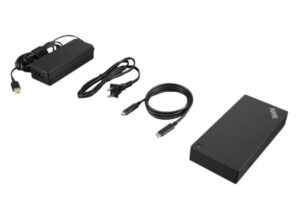 ThinkPad USB-C Dock Gen 2 - Type 40AS Universal Docking Station HDMI 2.0, 2x DisplayPort 1.4 Op til 3 skærme & 4K@60Hz (Afhænger af PC) Inkl. 90W Strømforsyning & USB-C Kabel - Genbrugt IT