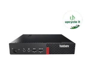 ThinkCentre M920q Tiny i5-8500T 8 GB RAM 256 GB SSD Windows 11 Pro - Guld stand