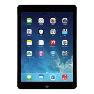 Apple iPad Air 32GB WiFi + Cellular (Space Gray) - Bronze stand - med sticker