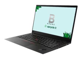 ThinkPad X1 Carbon 6th i5-8250U 14" 8 GB RAM 256 GB SSD Windows 11 Pro Nordisk - Sølv stand