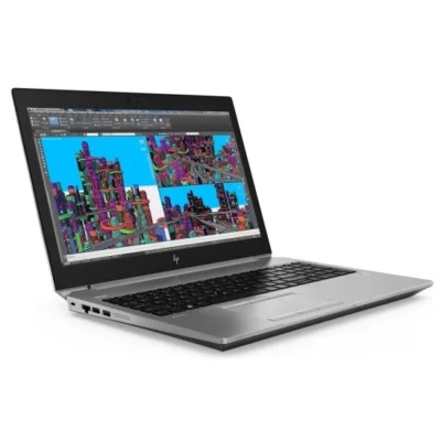 HP ZBook 15 G5 15" - Intel i7-8850H 2,6GHz 1TB NVMe 32GB Nvidia Quadro P2000 Win11 Pro - Sølv stand