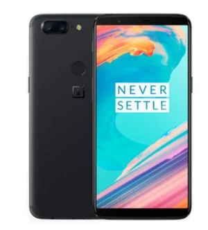 OnePlus 5T A5010 64GB DualSim (Sort) - Sølv stand