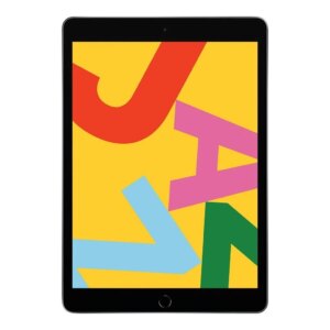 Apple iPad 7 32GB WiFi (Space Gray) - 2019 - Guld stand