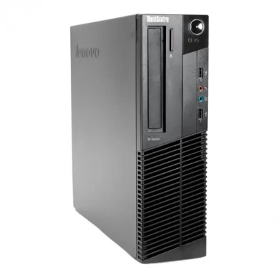 Lenovo ThinkCentre M81 SFF - Intel i3 2100 3,1GHz 128GB SSD 4GB Win7 Pro - Sølv stand