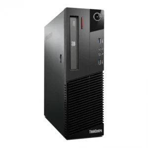 Lenovo ThinkCentre M83 SFF - Intel i5 4430 3GHz 128GB SSD 8GB Win10 Home - Sølv stand